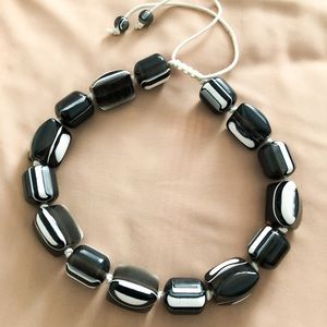 Lucite beaded necklace